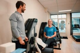 Personal trainer met klant - Joeri Zwart